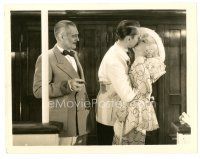7w380 GIRL FROM MISSOURI 8x10 still '34 Lionel Barrymore, sexy Jean Harlow kissing Franchot Tone!