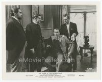7w409 HOUND OF THE BASKERVILLES 8x10 still '59 Peter Cushing standing behind Christopher Lee!