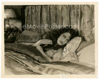 7w472 LADY OF THE NIGHT 8x10 still '25 cool image of Norma Shearer in bed!