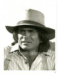 7w489 LITTLE HOUSE ON THE PRAIRIE TV 7x9 still '70s cool image of Michael Landon as Pa!