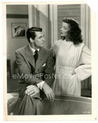 7w589 PHILADELPHIA STORY 8x10 still '40 great image of Katharine Hepburn & Cary Grant!