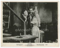 7w691 TALES OF TERROR 8x10 still '62 Vincent Price shows Peter Lorre's head to Debra Paget!