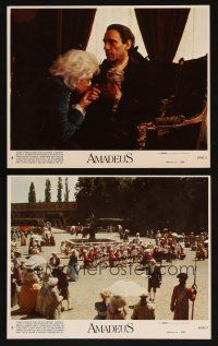 7x882 AMADEUS 2 8x10 mini LCs '84 F. Murray Abraham, Tom Hulce, Mozart biography!