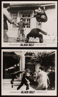 7x815 BLACK BELT 3 8x10 stills '73 kung fu action, superstars of martial arts!