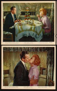7x811 ASK ANY GIRL 3 color EngUS 8x10s '59 David Niven finds why gentlemen prefer Shirley MacLaine!
