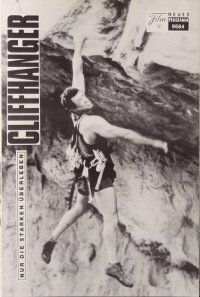 7y531 CLIFFHANGER Austrian program '93 Sylvester Stallone, different mountain climbing images!