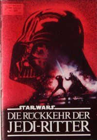 7y644 RETURN OF THE JEDI Austrian program '83 George Lucas classic, art from Revenge posters!