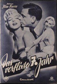 7y653 SEVEN YEAR ITCH Austrian program '55 Billy Wilder, sexy Marilyn Monroe, different images!
