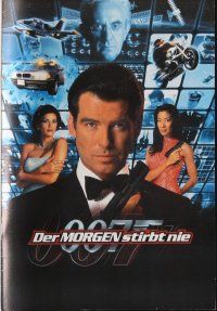 7y675 TOMORROW NEVER DIES Austrian program '97 different images of Pierce Brosnan as James Bond!