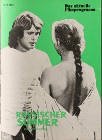 7y110 1 RUSSIAN SUMMER German program '73 different images of Oliver Reed & sexy Claudia Cardinale!