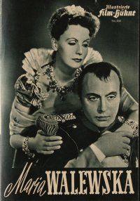 7y178 CONQUEST German program '50 Greta Garbo as Walewska, Charles Boyer as Napoleon, different!