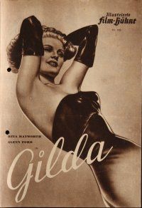 7y239 GILDA German program '50 many different images of sexiest Rita Hayworth & Glenn Ford!