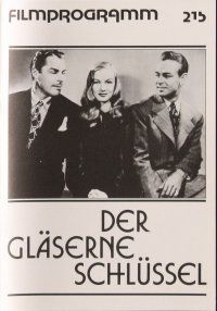 7y242 GLASS KEY German program R90 different images of Alan Ladd & sexy Veronica Lake!