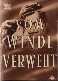 7y246 GONE WITH THE WIND Das Neue German program '53 different images of Clark Gable & Vivien Leigh!