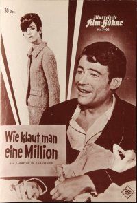 7y275 HOW TO STEAL A MILLION German program '66 sexy Audrey Hepburn & Peter O'Toole, different!
