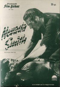 7y349 NEVADA SMITH German program '66 many different images of cowboy Steve McQueen!