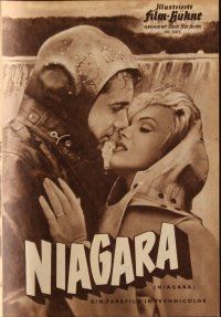 7y351 NIAGARA German program R60s different images of sexy Marilyn Monroe at famous waterfall!