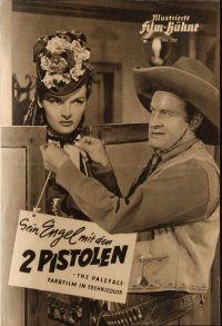 7y366 PALEFACE German program '50 dififerent images of Bob Hope & sexy Jane Russell!
