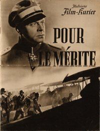 7y086 POUR LE MERITE German program '38 Nazi World War I propaganda with Bohme & Hartmann!