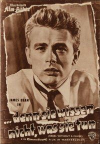 7y392 REBEL WITHOUT A CAUSE German program '56 Nicholas Ray, James Dean, Natalie Wood, different!