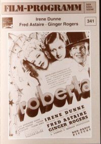 7y398 ROBERTA German program R80s different images of Irene Dunne, Fred Astaire & Ginger Rogers!