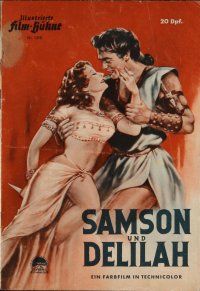7y409 SAMSON & DELILAH German program R60s Hedy Lamarr, Victor Mature, Cecil B. DeMille, different