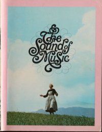 7y431 SOUND OF MUSIC German program '65 different images of Julie Andrews, musical classic!