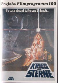 7y434 STAR WARS German program R97 George Lucas classic sci-fi epic, cool different images!