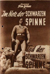 7y441 SUPERMAN German program '53 Kirk Alyn, classic comic book super hero, different images!