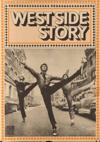 7y722 WEST SIDE STORY East German program '73 Academy Award winning classic, different images!