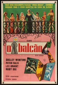 7z037 BALCONY Brazilian '63 Jean Genet's erotic world where men's strange desires are fulfilled!