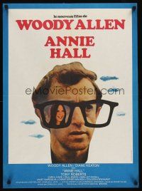 7z461 ANNIE HALL French 23x32 '77 Woody Allen & Diane Keaton, a nervous romance, different!