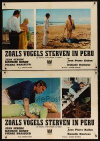 7z233 BIRDS IN PERU 7 Dutch LCs '68 sexy Jean Seberg, use anyone to find love!