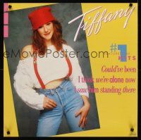8a215 TIFFANY two-sided album promo '88 cool images of sexy redheaded singer!