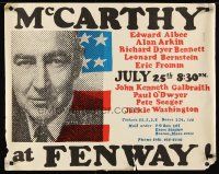 8a051 MCCARTHY AT FENWAY 23x29 political campaign '68 Democratic presidential canditate!