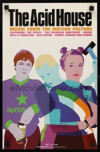 8a449 ACID HOUSE soundtrack 11x17 poster '98 3 short bizarre English stories by Irvine Welsh!