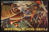 8a451 ADVENTURES OF THE FLYING CADETS special 14x22 '43 Universal serial, 13 sky-searing chapters!