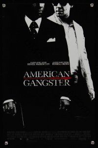 8a455 AMERICAN GANGSTER mini poster '07 Denzel Washington, Russell Crowe, Ridley Scott directed!