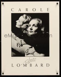 8a462 CAROLE LOMBARD TRIBUTE heavy stock hand numbered 10/500 22x28 exhibition '82 wonderful photo!
