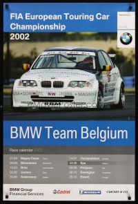 8a160 FIA EUROPEAN TOURING CAR CHAMPIONSHIP 2002 special 24x36 '02 BMW motorsports!