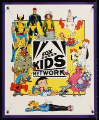 8a488 FOX KIDS NETWORK TV special 18x22 '92 children's cartoon TV programming!