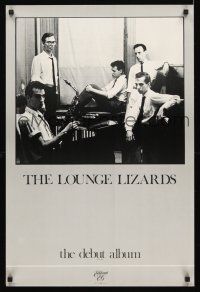 8a202 LOUNGE LIZARDS music 20x30 '81 cool image of John Lurie & the band, debut album release!