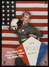8a652 NEW AIR FORCE/NEW NAVY 2 special pin-up 20x28s '81 great images of sexy soldiers!