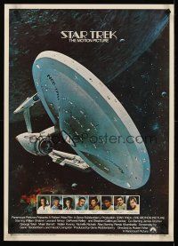 8a550 STAR TREK special 19x26 '79 William Shatner, Leonard Nimoy, cool art of Enterprise!