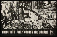 8a558 STEP ACROSS THE BORDER soundtrack special 15x23 '90 Fred Firth avant-garde music documentary!