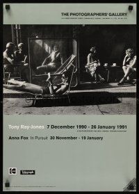 8a087 TONY RAY JONES/ANNA FOX English 17x24 English art exhibition '91 Photographer's Gallery!
