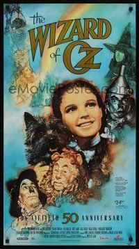 8a440 WIZARD OF OZ video special 20x36 R89 Victor Fleming, Judy Garland all-time classic!