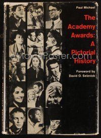 8b195 ACADEMY AWARDS: A PICTORAL HISTORY 1st edition hardcover book '64 photos from Oscar winners!