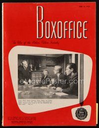8b068 BOX OFFICE exhibitor magazine June 12, 1954 High & the Mighty, Magnificent Obsession