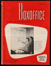 8b075 BOX OFFICE exhibitor magazine Nov 27, 1954 20,000 Leagues, No Business Like Show Business!